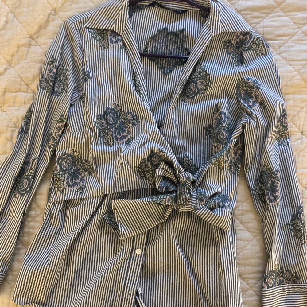 Zara tie top size M